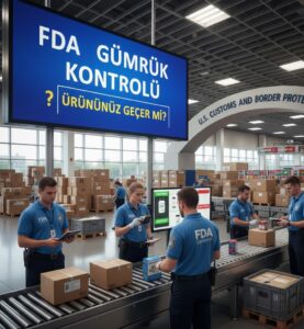 FDA Gümrük Kontrolü süreçleri, ürün reddedilme riskleri ve Prior Notice zorunluluğu. SL7 ile ABD gümrük uyumunu garantileyin ve pazara sorunsuz girin.