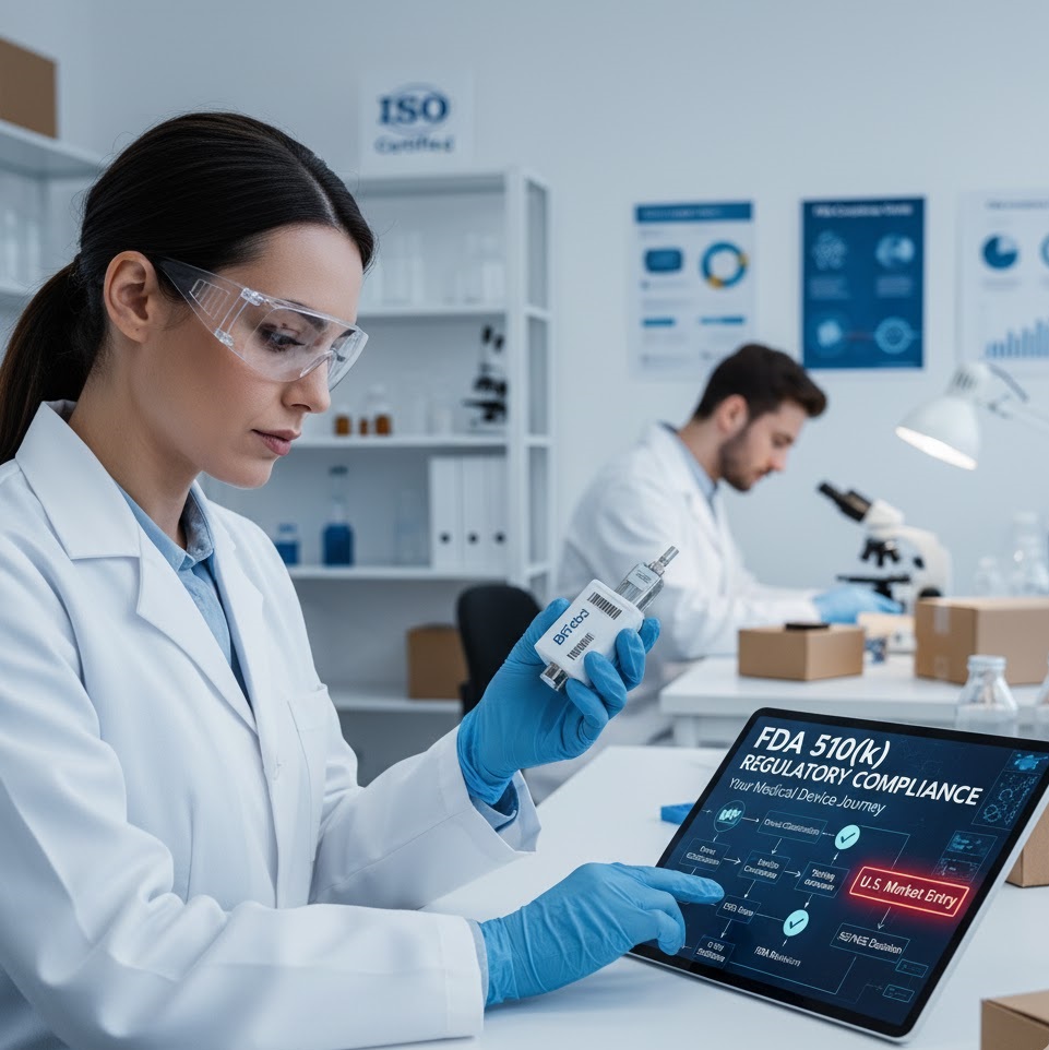 FDA 510(k) Süreci nasıl işler? Medikal cihazınızla Amerika pazarına giriş yapmak için Sınıf II onay adımlarını ve kritik stratejileri SL7 ile keşfedin.