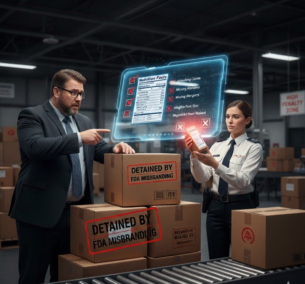 FDA Etiketleme kurallarında sık yapılan hataları öğrenin. Amerika pazarına giriş, sıfır gümrük ihlali ve tam uyum için SL7 çözümlerini keşfedin.