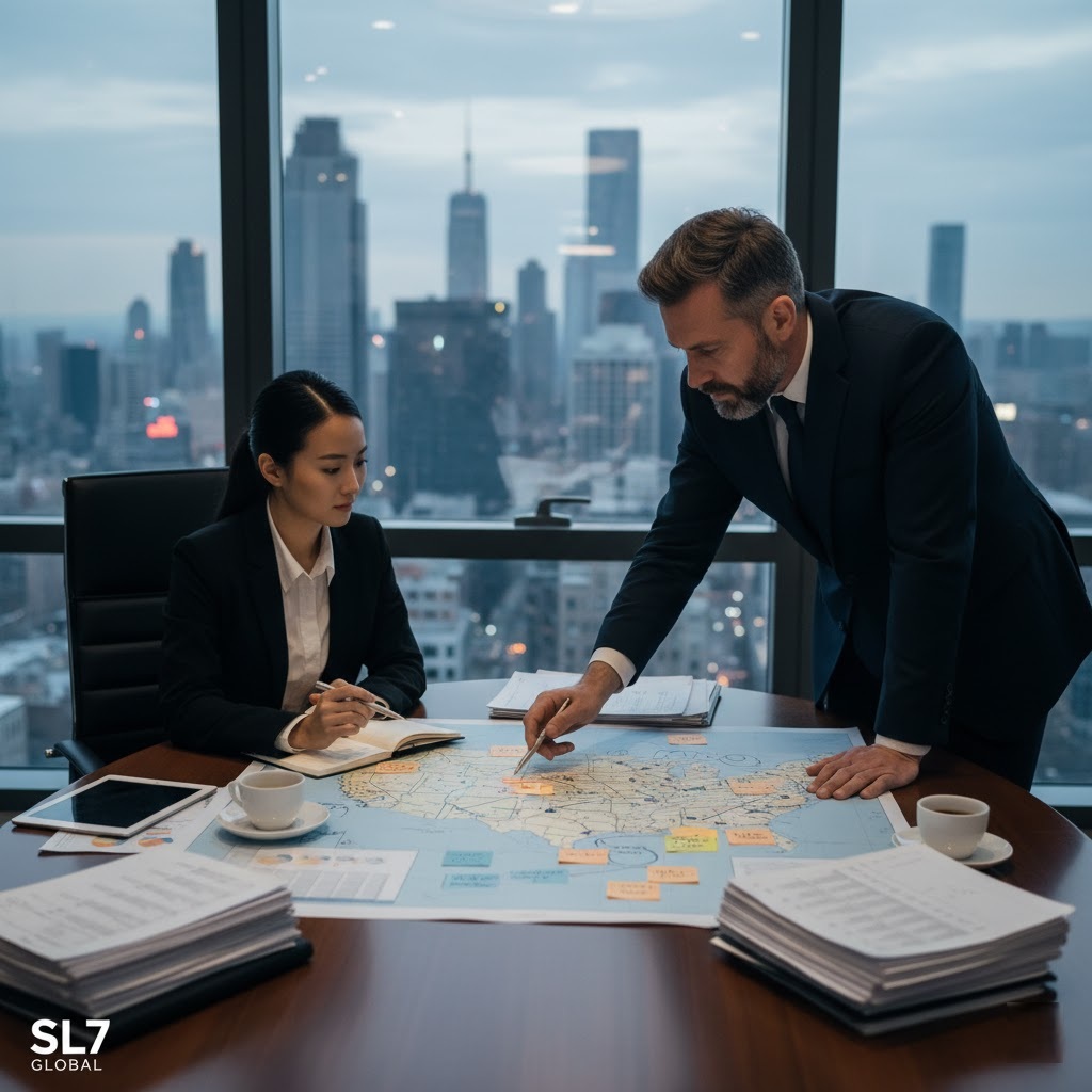 Amerika'da Tedarikçi Değerlendirmesi hayati önemde! Lojistik ve hammadde partneri seçerken yasal uyum, kalite ve mali istikrar kriterlerini öğrenin. SL7 ile riskleri sıfırlayın.