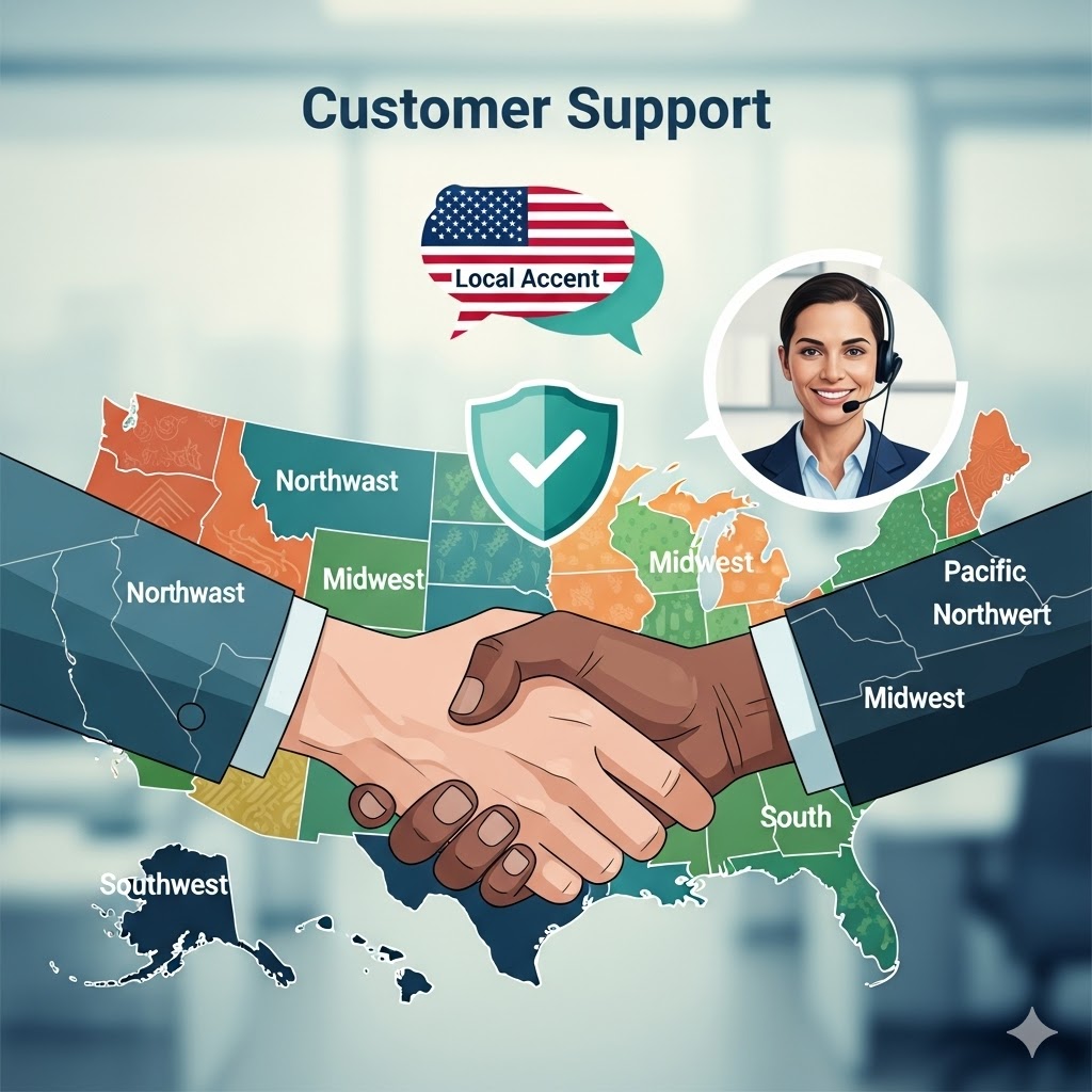 Amerika'daki Müşteri Destek beklentileri çok yüksek! 7/24 hizmet ve yerel aksan neden önemli? SL7 ile operasyonel yükten kurtulun ve Amerika Pazarında Yer Alma hedefinize ulaşın.